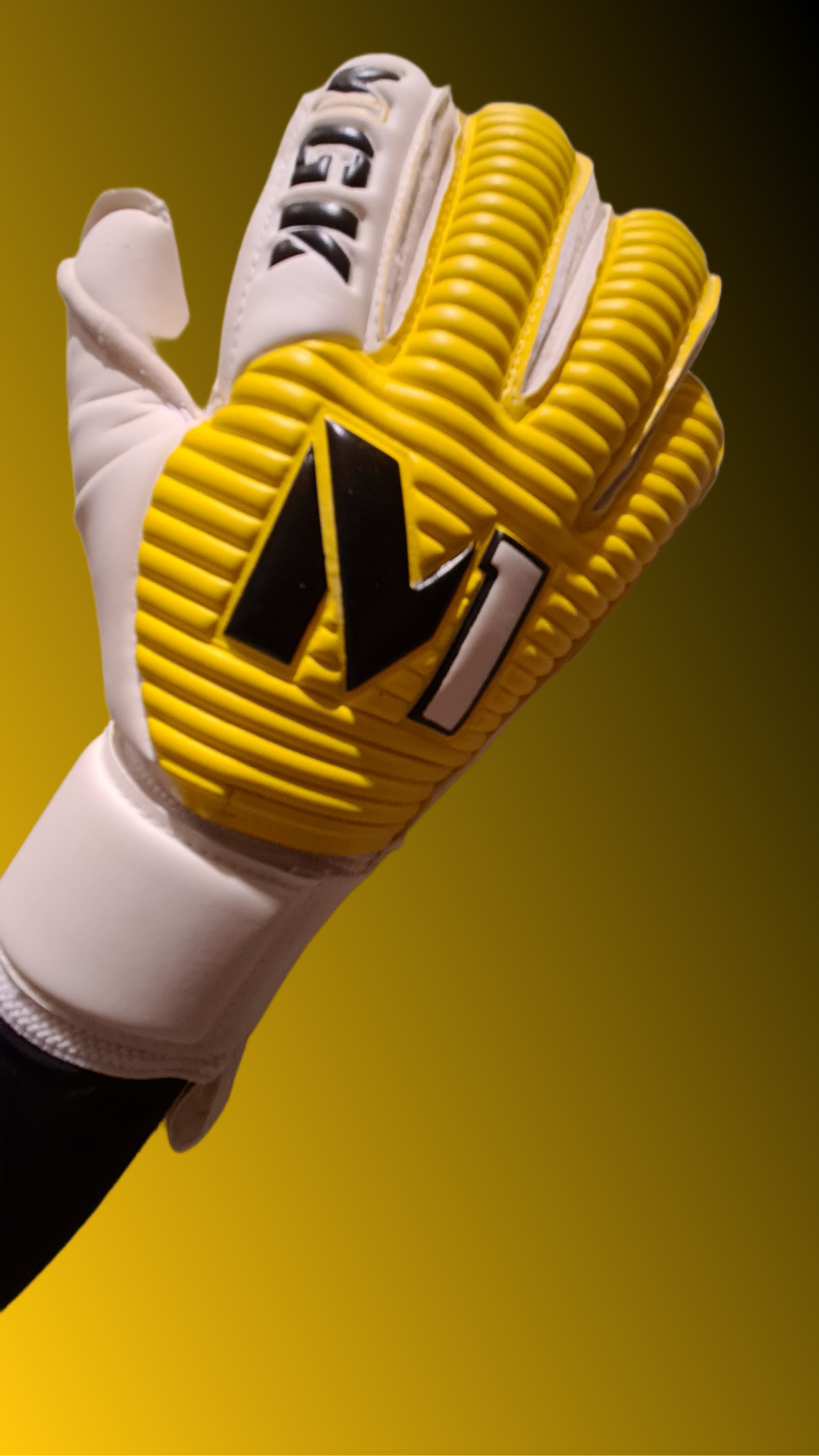 M1 Stinger - Yellow/White - Moyes GK Goalkeeper Gloves