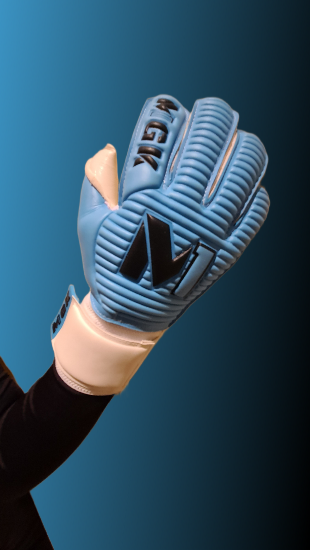 M1 Atlantic - Blue/White - Moyes GK Goalkeeper Gloves