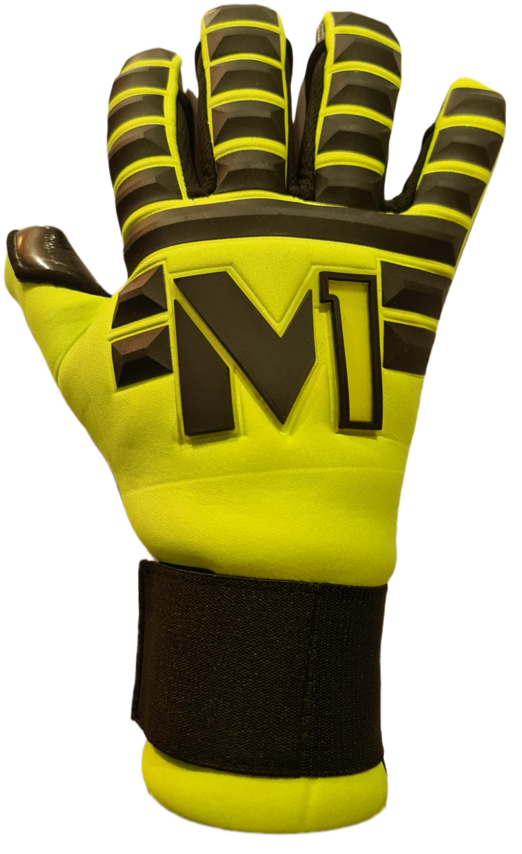 M1 Viper Yellow/Black Goalkeeper Gloves