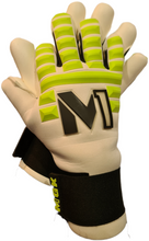 Load image into Gallery viewer, M1 Viper White/Yellow/Black Goalkeeper Gloves
